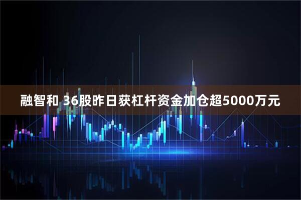 融智和 36股昨日获杠杆资金加仓超5000万元