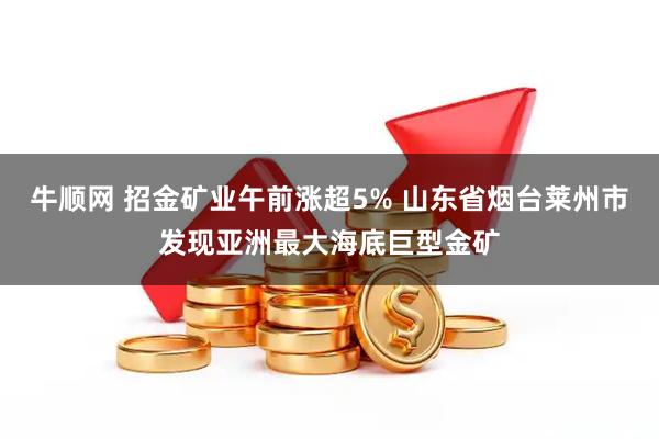 牛顺网 招金矿业午前涨超5% 山东省烟台莱州市发现亚洲最大海底巨型金矿